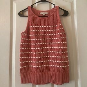 Pink Knitted LOFT Tanktop